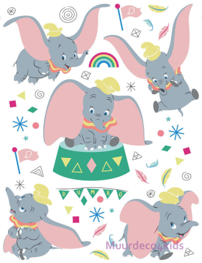 Disney dumbo hot sale wall stickers