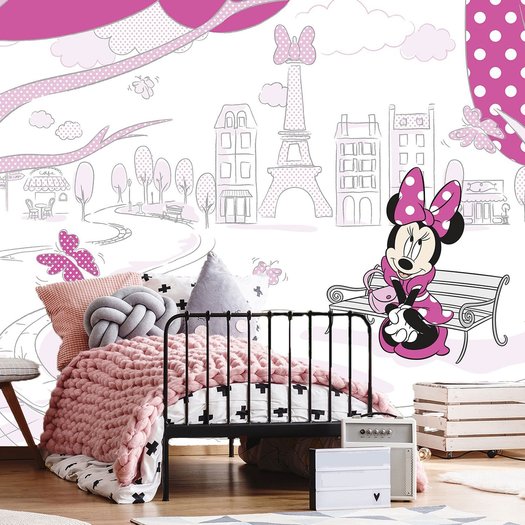 Minnie Mouse in fotobehang |