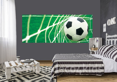 Voetbal poster vliesbehang GOAL