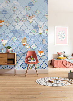 Shelly Blue behang kinderkamer