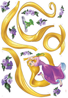 Rapunzel muursticker XXL