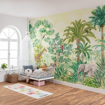 Jungle behang Adventure kinderkamer