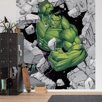 hybride Soldaat Sandy Marvel Avengers behang Hulk Breaker | Muurdeco4kids