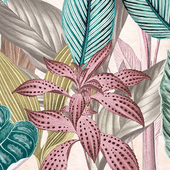 detail Botanisch behang Mathilda