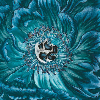 detail Pioenrozen behang Royal Peony