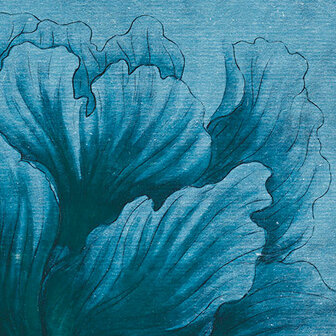 detail Pioenrozen behang Royal Peony