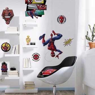 Spiderman muurstickers Web Head 