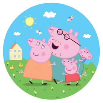 Muurcirkel Peppa Pig 