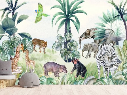 Jungle behang Safari VINYL