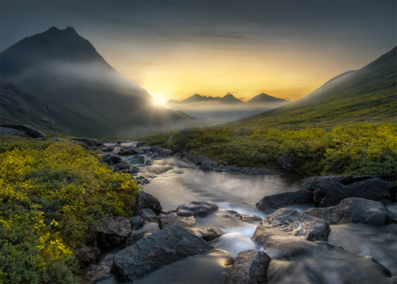 Landschap fotobehang Romsdalen XL