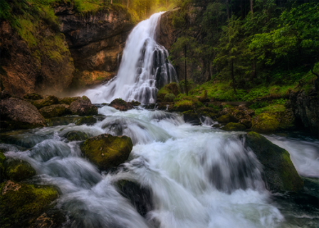 Gollinger waterval fotobehang XL