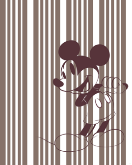 Mickey Mouse fotobehang Tone-on-Tone