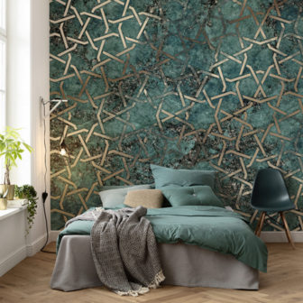 Geometrisch behang Starlight