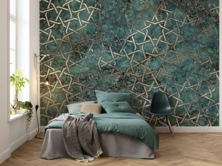 Geometrisch behang Starlight