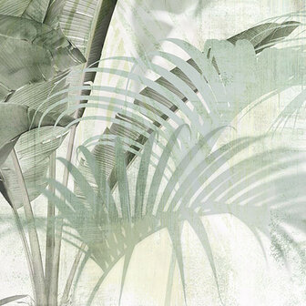 Jungle fotobehang Botanical Boho detail