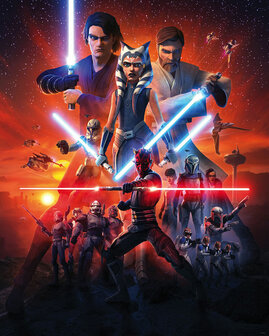 Star Wars fotobehang Clone Wars Mission