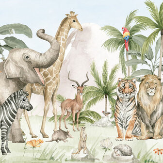 Jungle behang Safari Friends VIN023