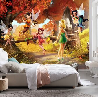 Disney Fairies fotobehang Herfstbos XL