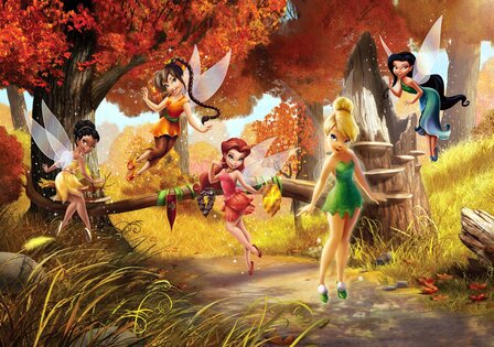 Disney Fairies fotobehang Herfstbos XL