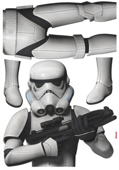 Star Wars Stormtrooper muursticker XL