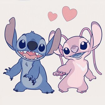 Stitch behang Together Forever