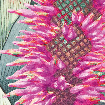 Detail Botanisch behang Soft Jungle