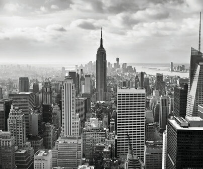 New York fotobehang NYC Black and White