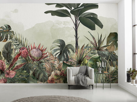 Botanisch behang Jungle Spot