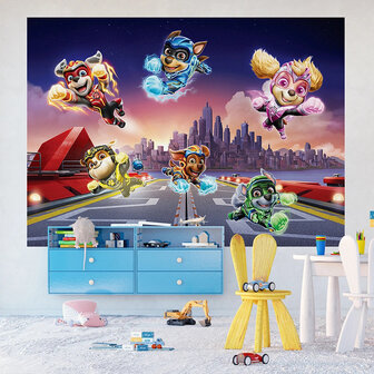 Paw Patrol fotobehang Mega Pups