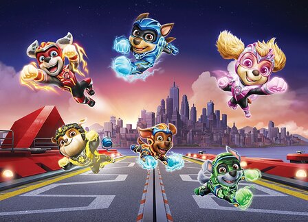 Paw Patrol fotobehang Mega Pups