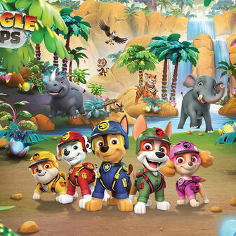 Paw Patrol fotobehang Jungle Pups