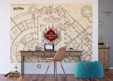 Harry Potter fotobehang Marauder&#039;s Map