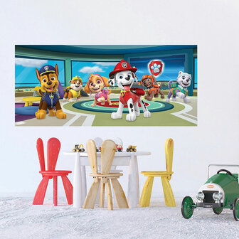 Paw Patrol behang poster Hoofdkwartier