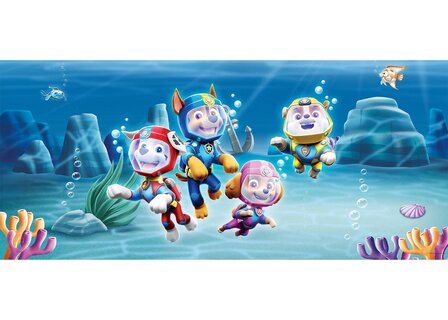 Paw Patrol behang poster Onderwater