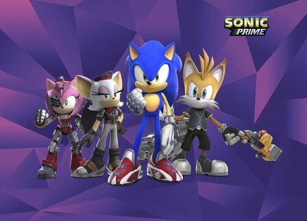 Sonic behang Sonic Prime