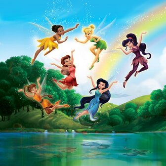 Disney Fairies fotobehang Regenboog XL