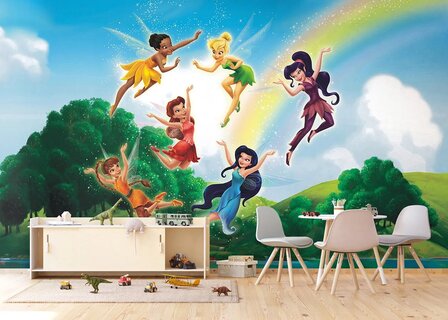 Disney Fairies fotobehang Regenboog XL