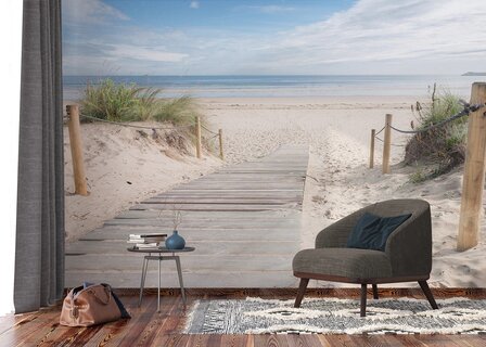 Strand fotobehang Beach Path