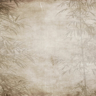 Vintage fotobehang Bamboo Forest XL