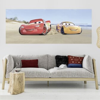 Disney Cars behang poster Beach Race