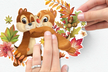 Disney muurstickers Simba en Bambi