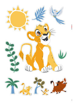 Lion King muurstickers Faraway Oasis