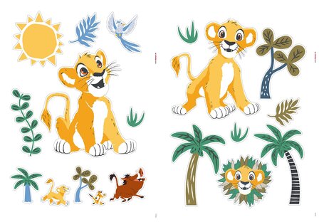 Lion King muurstickers Faraway Oasis