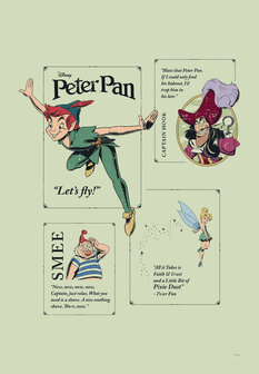 Peter Pan canvas schilderij Let&#039;s fly!