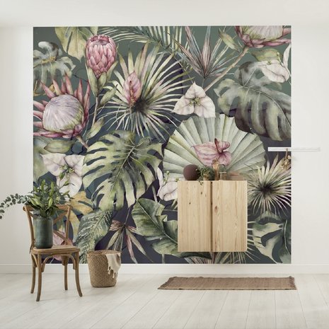 Botanisch behang Monstera