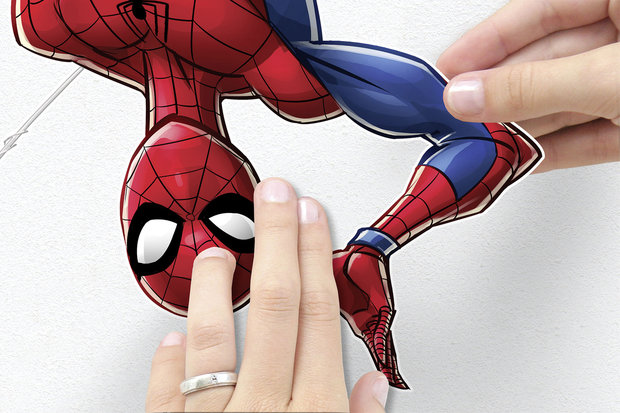 Spiderman muurstickers Web Head 