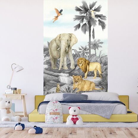 Jungle behang kinderkamer Jungle droom