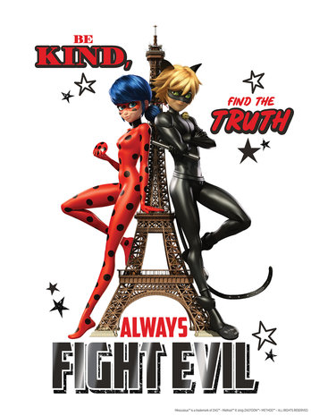 Miraculous Ladybug en Cat Noir poster