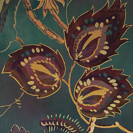 Detail Bloemen behang Moonshadow Blossom