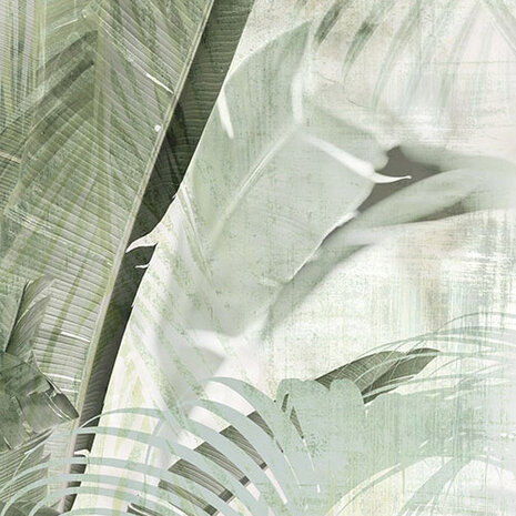 Jungle fotobehang Botanical Boho detail